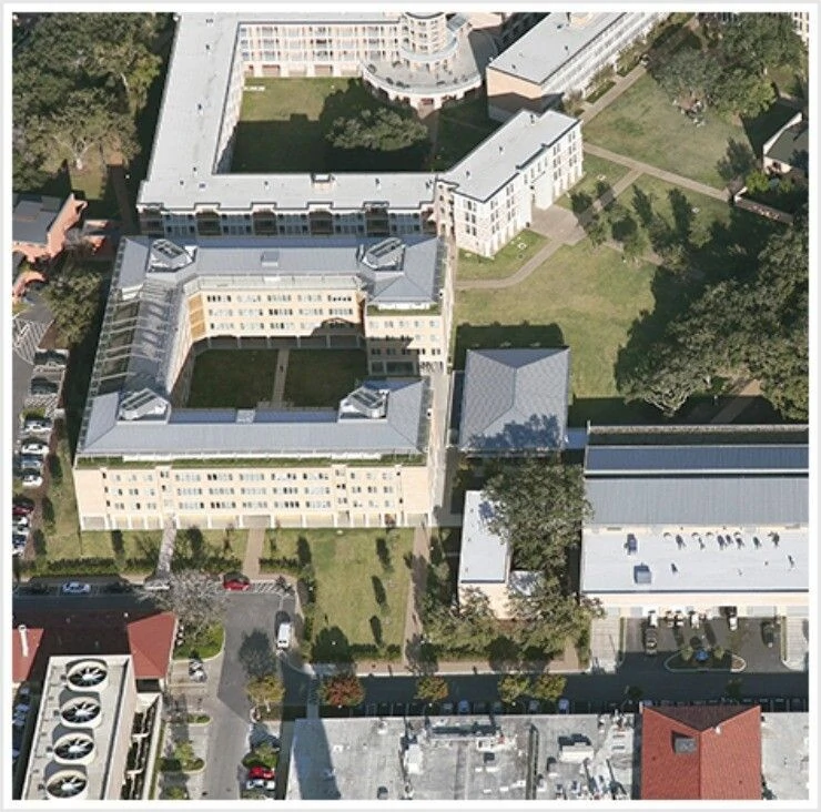 Aerial of Commercial and Metal Roofs Aerial of Commercial and Metal Roofs